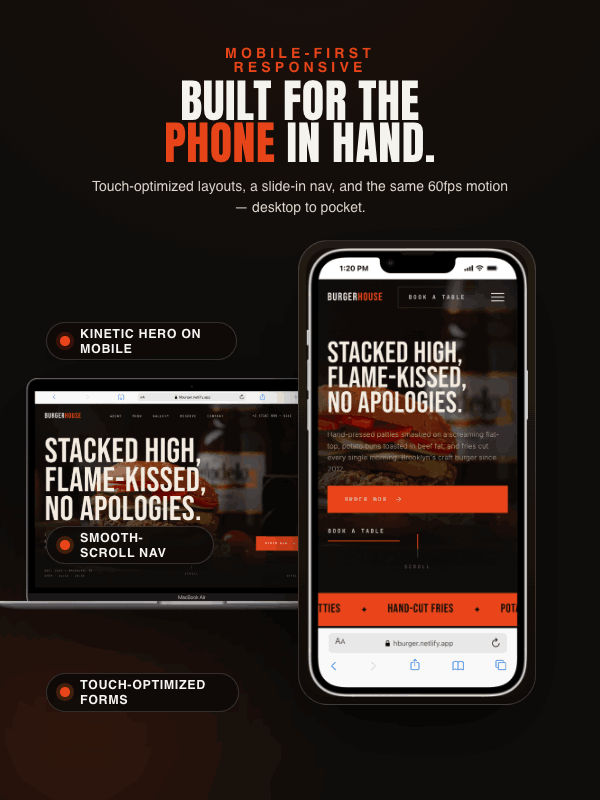 Burger House – Fast Food and Restaurant HTML Template